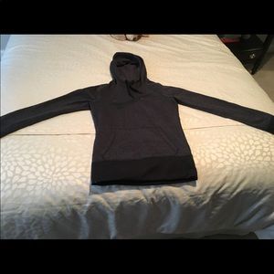 Dark Gray Nike hooded sweatshirt size ca